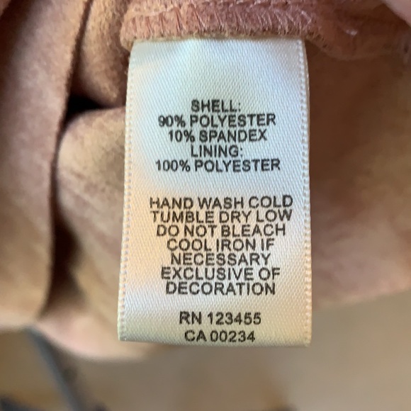 Design Lab faux suede choker neck top - Picture 5 of 5